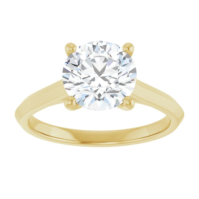 2 CT Round Solitaire Diamond Engagement Ring