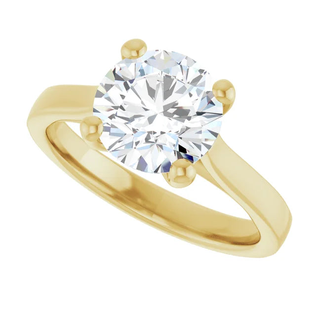 2 CT Round Solitaire Diamond Engagement Ring