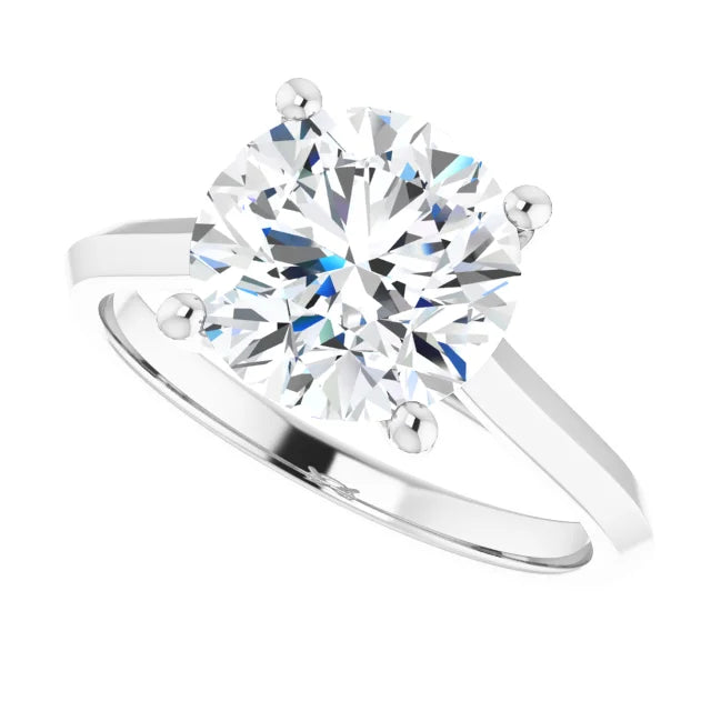 3 CT Round Solitaire Diamond Engagement Ring