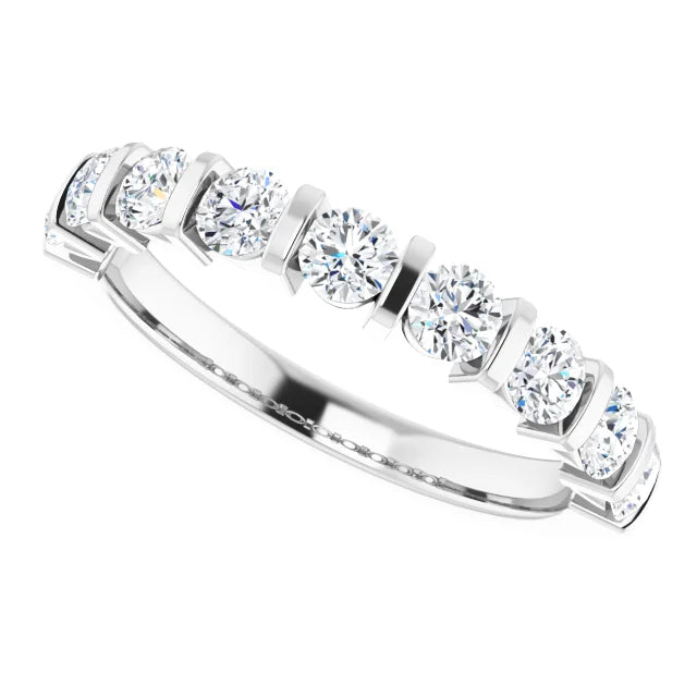 Charming Round Eternity Wedding Band (3/4 CTW)