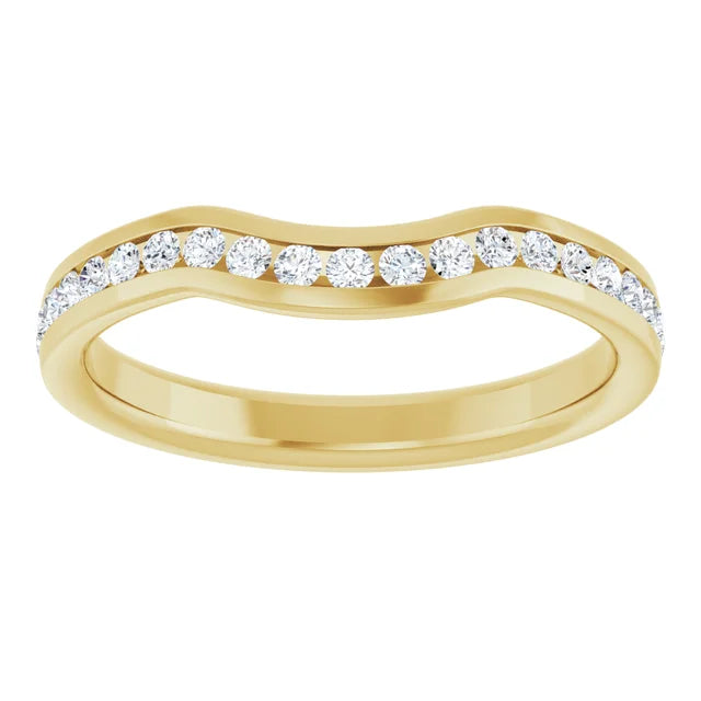 Lab-Grown Diamond Contour Band