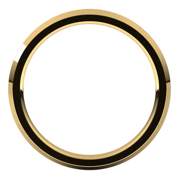 Classic Comfort Fit Knife Band yellow gold circle picture