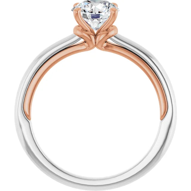 Charming Harmony Two-Tone Solitaire (1 CT)