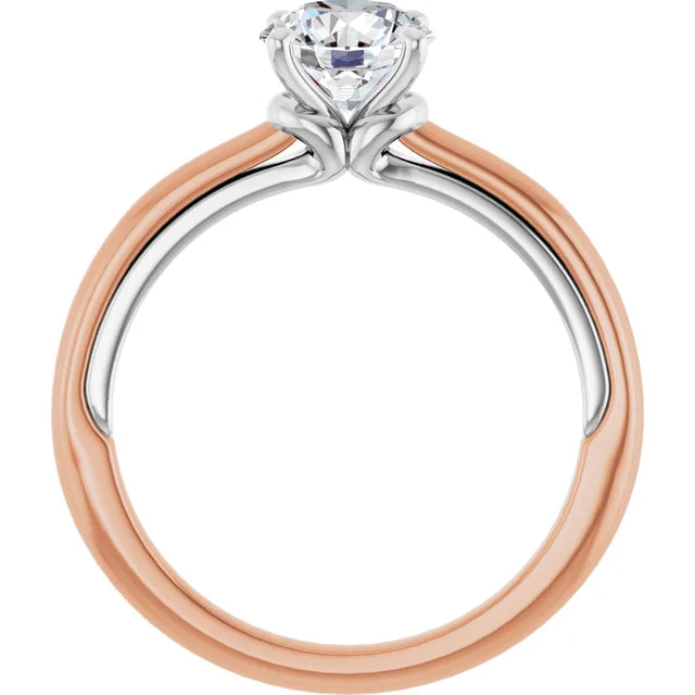 Charming Harmony Two-Tone Solitaire (1 CT)