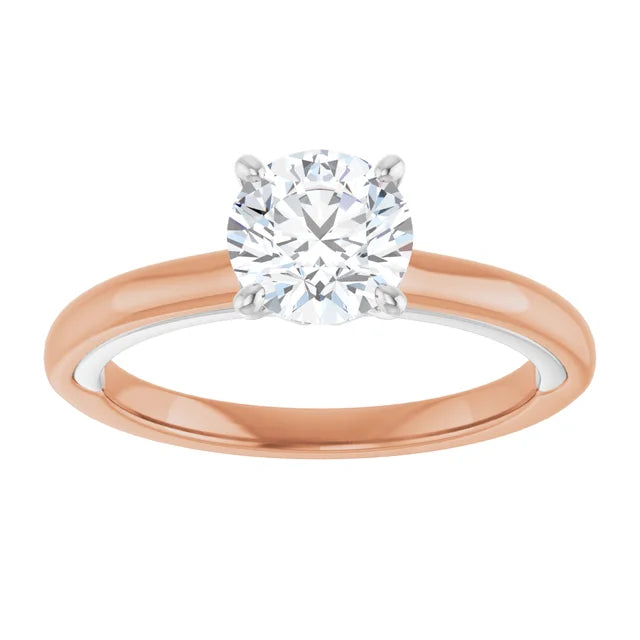 Charming Harmony Two-Tone Solitaire (1 CT)
