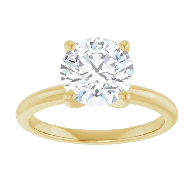 2 CT Round Solitaire Diamond Engagement Ring