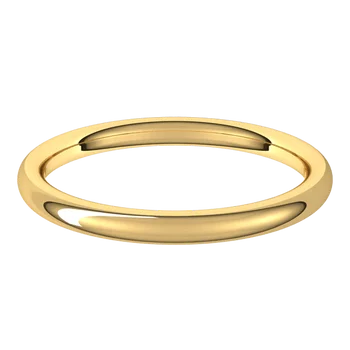 Standard Weight Comfort Fit European wedding Band for women