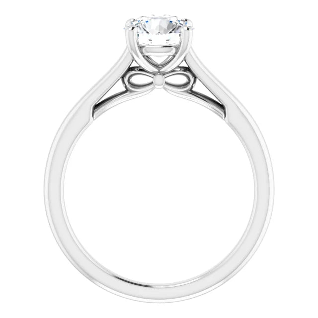 infinity Diamond engagement Ring