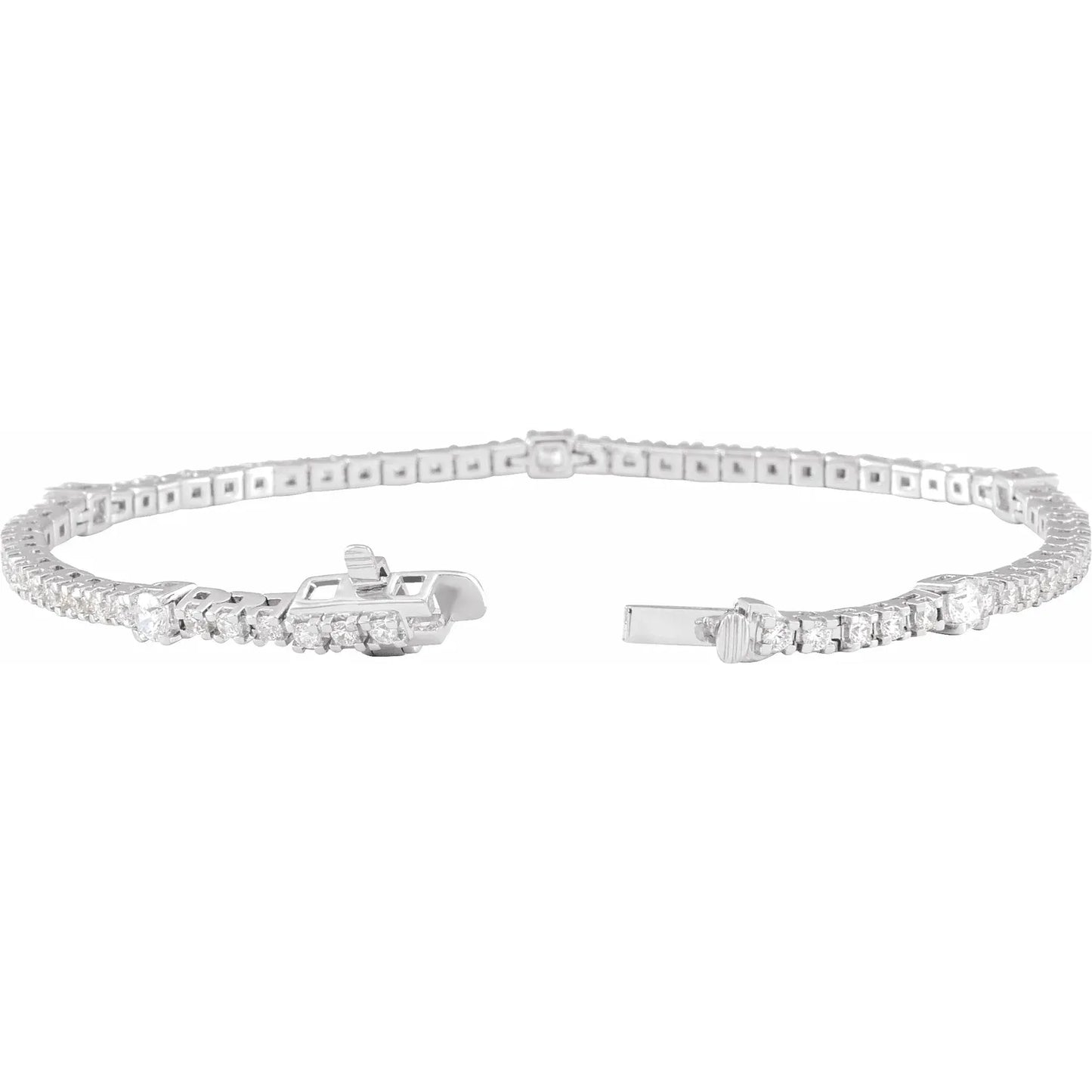 1 3/4 CTW Lab-Grown Diamond Tennis Bracelet