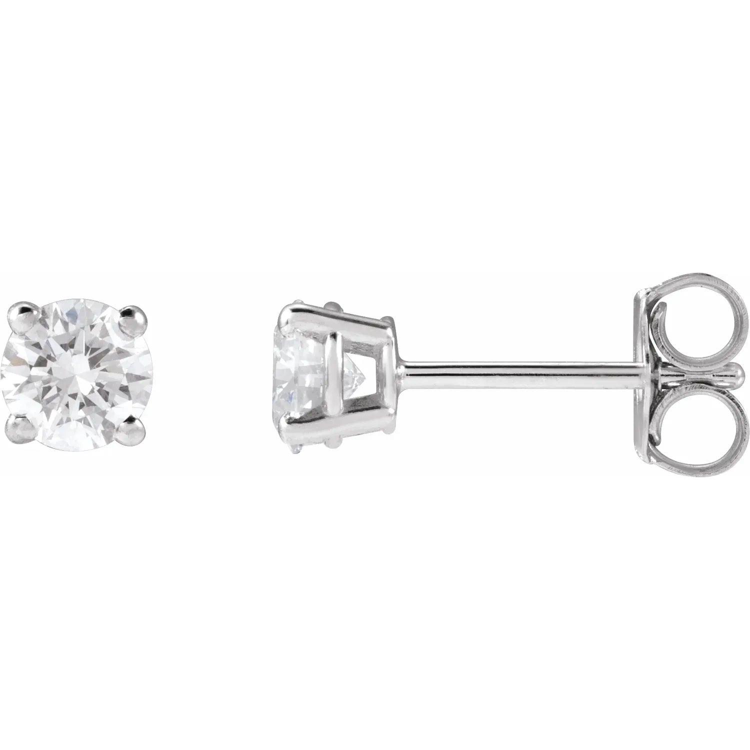 1 CTW Diamond Stud Earrings White gold