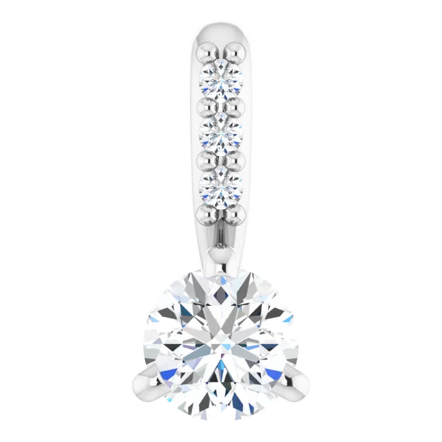 1/5 CTW Natural Diamond Pendant 2