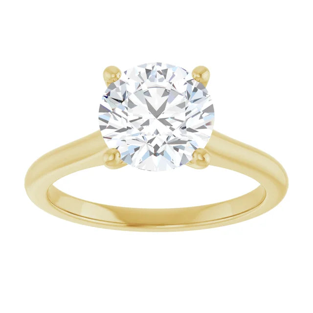 2 CT Round solitaire Diamond engagement Ring 