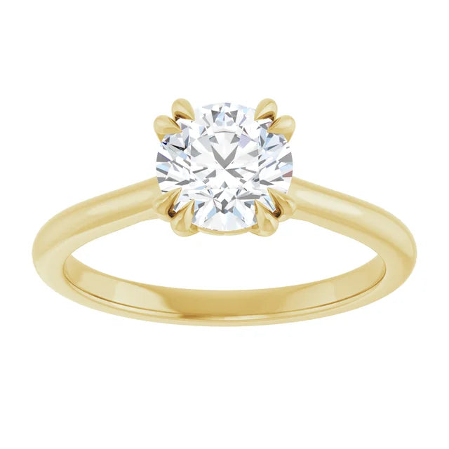 8 Prongs Lab Grown Diamond engagement Ring 