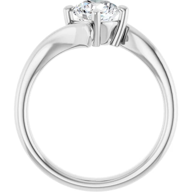 Diamond Engagement Ring white gold standing picture 