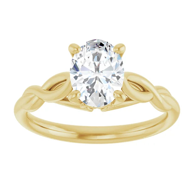 Oval Diamond Engagement Ring