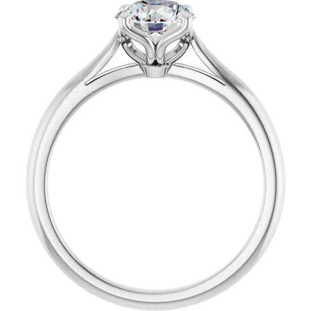 1 CTW Lab Grown Diamond Engagement Ring 