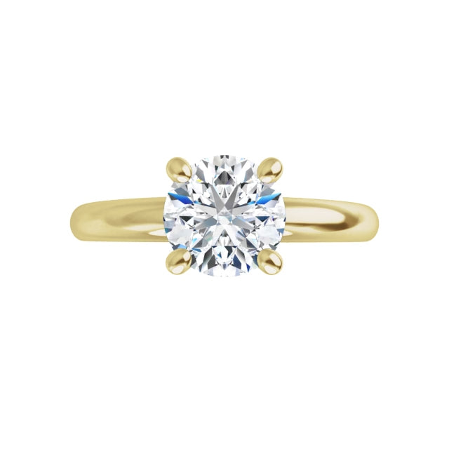 360 Video for Classic 1 CT Lab Grown Diamond Engagement Ring on Yellow Gold