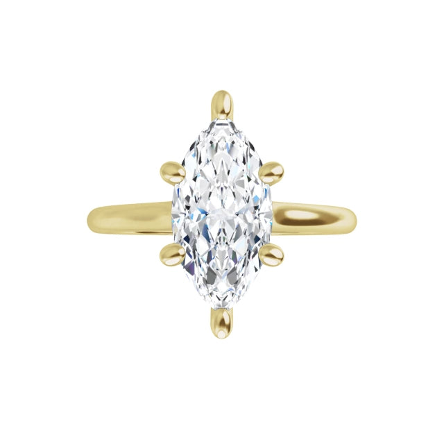 360 video for 2 CT Infinity Inspired Marquise Cut Diamond Engagement Ring on yellow gold