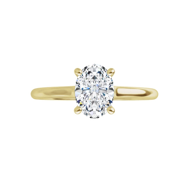 360 for Heart round diamond engagement ring  on Yellow gold